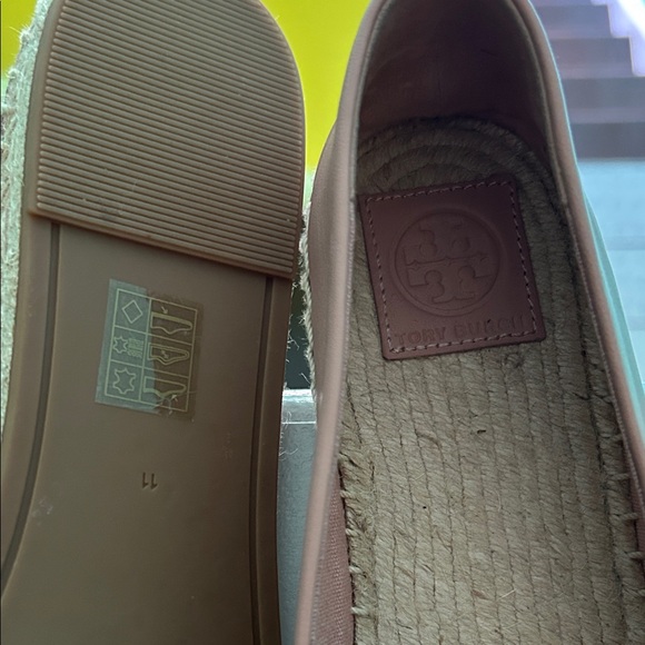 Tory Burch Pink and Cream Espadrilles - Picture 3 of 4